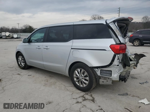 2021 Kia Sedona EX with VIN KNDMB5C1XM6667612, listed as a Copart auction lot 44791325 with 51,120 mi miles and Salvage Title. Bid and sale history available at carsss.com. Image 2.