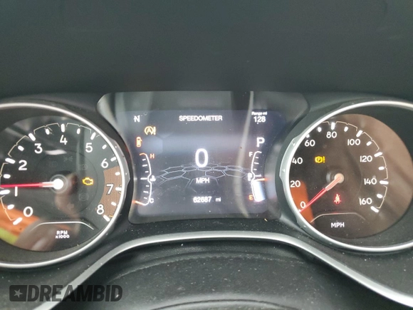 2019 Jeep Compass Limited с VIN 3C4NJDCB5KT741001, выставлен на аукционе Copart как лот 69087354 с пробегом 62 687 миль миль и Чистый • Clean title. История ставок и продаж доступна на DreamBid. Изображение 9.