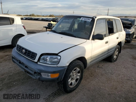1998 Toyota RAV4 with VIN JT3GP10V9W7029884, listed as a Copart auction lot 87432264 with 190,451 mi miles and Clean title. Bid and sale history available at DreamBid. Image 1.