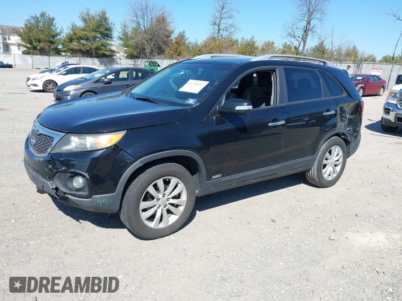 2011 Kia Sorento EX with VIN 5XYKUDA26BG001235, listed as a IAAI auction lot 41754357 with 131,321 mi miles. Bid and sale history available at carsss.com. Image 18.