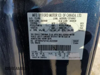2004 Ford F-150 XL z VIN 2FTRF07274CA23500, wystawiony jako Copart lot #88761275 z przebiegiem 257 573 mil mil oraz Szkoda całkowita • Salvage title. Historia ofert i sprzedaży dostępna na DreamBid. Obrazek 15.