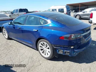 2017 Tesla Model S 60 with VIN 5YJSA1E19HF186227, listed as a IAAI auction lot 41888015 with 105,510 mi miles and . Bid and sale history available at DreamBid. Image 3.
