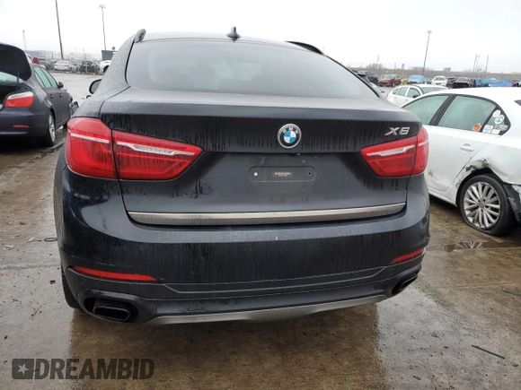 2015 BMW X6 xDrive50i with VIN 5UXKU6C51F0F94583, listed as a Copart auction lot 35842713 with 111,346 mi miles. Bid and sale history available at carsss.com. Image 6.