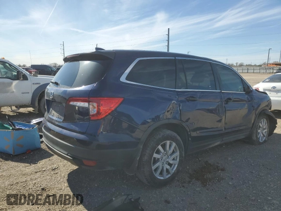2019 Honda Pilot LX with VIN 5FNYF5H17KB014347, listed as a Copart auction lot 87772925 with 144,949 mi miles and Clean Title. Bid and sale history available at DreamBid. Image 3.