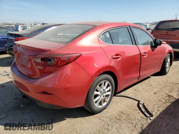 2014 Mazda 3 i Touring with VIN JM1BM1V74E1162501, listed as a Copart auction lot 48754505 with 125,717 mi miles and Salvage Title. Bid and sale history available at DreamBid. Image 3.