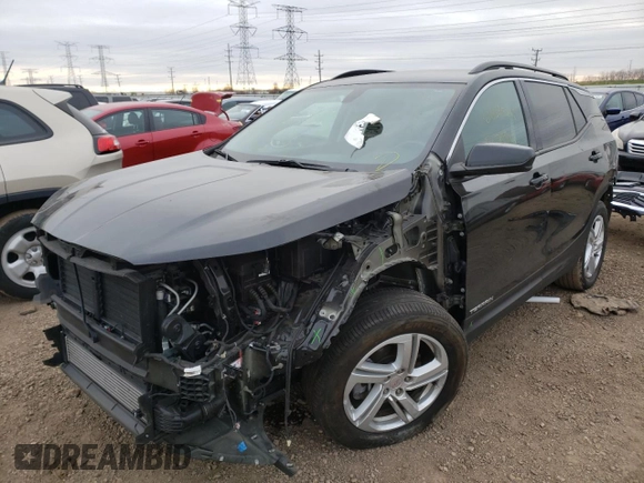 2019 GMC Terrain SLE with VIN 3GKALTEX3KL170365, listed as a Copart auction lot 53208634 with 26,649 mi miles and Salvage Title. Bid and sale history available at carsss.com. Image 2.