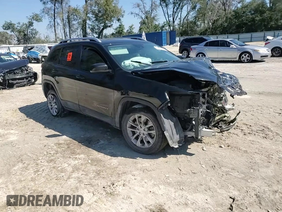 2021 Jeep Cherokee Latitude with VIN 1C4PJLCB6MD173708, listed as a Copart auction lot 46876625 with 0 mi miles and Non Repairable. Bid and sale history available at carsss.com. Image 11.
