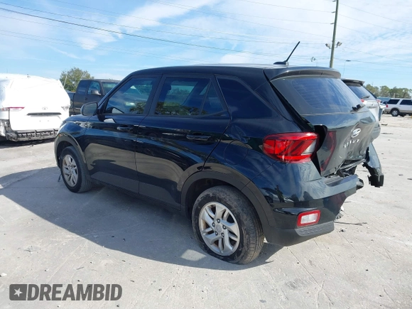 2023 Hyundai Venue SE with VIN KMHRB8A37PU220498, listed as a IAAI auction lot 41273705 with 20,004 mi miles and . Bid and sale history available at DreamBid. Image 3.