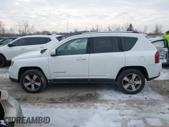 2016 Jeep Compass Latitude with VIN 1C4NJCEA6GD760796, listed as a IAAI auction lot 41559015 with 152,109 mi miles and . Bid and sale history available at DreamBid. Image 14.