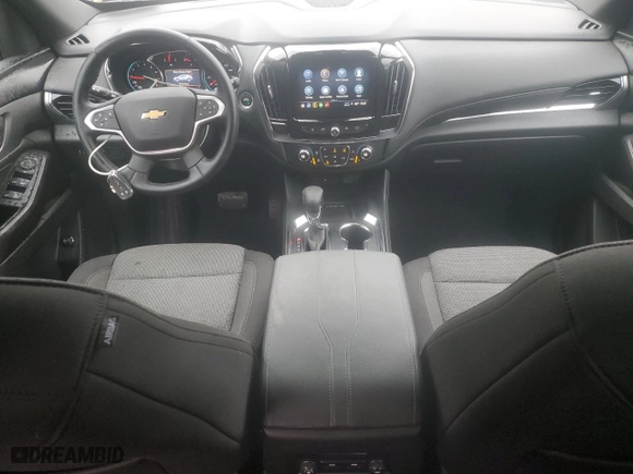 2023 Chevrolet Traverse LT Cloth with VIN 1GNEVGKW5PJ302008, listed as a Copart auction lot 52563885 with 17,492 mi miles and Salvage Title. Bid and sale history available at carsss.com. Image 8.
