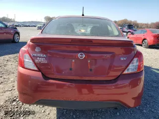 2019 Nissan Versa Sedan SV with VIN 3N1CN7AP7KL850980, listed as a Copart auction lot 83310824 with 98,884 mi miles and Salvage Title. Bid and sale history available at carsss.com. Image 6.