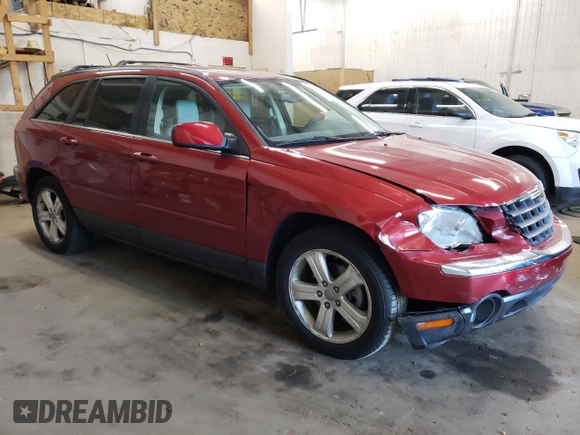 2007 Chrysler Pacifica Touring with VIN 2A8GF68XX7R299541, listed as a Copart auction lot 73611634 with 20,193 mi miles and Salvage title. Bid and sale history available at DreamBid. Image 4.