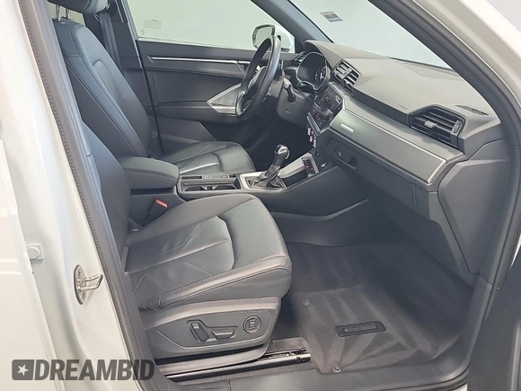 2023 Audi Q3 S line Premium with VIN WA1DECF37P1108975, listed as a IAAI auction lot 42796417 with 58,193 mi miles and . Bid and sale history available at DreamBid. Image 13.