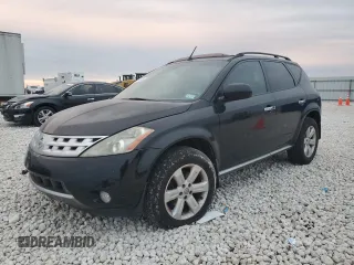 2007 Nissan Murano SL with VIN JN8AZ08TX7W528391, listed as a Copart auction lot 52120565 with Not provided miles and Salvage title. Bid and sale history available at DreamBid. Image 1.