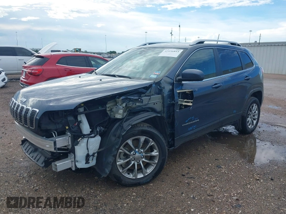 2021 Jeep Cherokee Latitude Lux with VIN 1C4PJLMX2MD107165, listed as a IAAI auction lot 42456893 with 62,625 mi miles and . Bid and sale history available at DreamBid. Image 18.