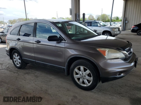 2011 Honda CR-V LX with VIN 5J6RE4H3XBL824694, listed as a Copart auction lot 55517635 with 132,438 mi miles and Clean Title. Bid and sale history available at carsss.com. Image 4.