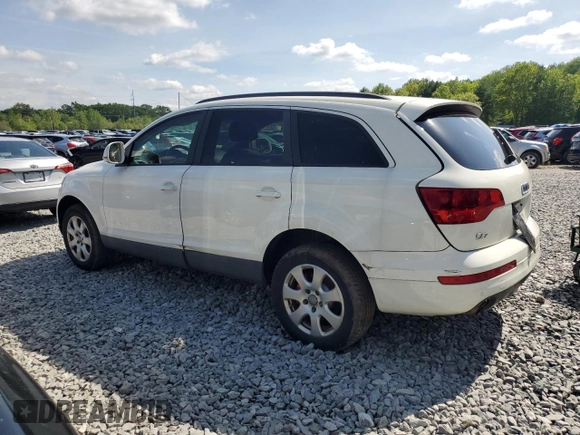 2007 Audi Q7 z VIN WA1AY74L17D034858, wystawiony jako Copart lot #56192315 z przebiegiem 175 589 mil mil oraz Czysty tytuł • Clean title. Historia ofert i sprzedaży dostępna na DreamBid. Obrazek 2.