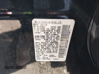 2016 Infiniti QX70 with VIN JN8CS1MW9GM752735, listed as a IAAI auction lot 41271197 with 165,269 mi miles and . Bid and sale history available at DreamBid. Image 9.
