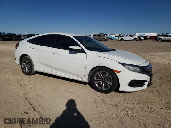 2016 Honda Civic Sedan LX with VIN 19XFC2F54GE000987, listed as a Copart auction lot 47181615 with 93,958 mi miles and Salvage Title. Bid and sale history available at carsss.com. Image 4.