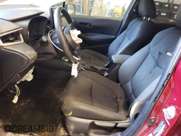 2022 Toyota Corolla LE with VIN JTDEPMAE9NJ201982, listed as a Copart auction lot 43121115 with 67,004 mi miles and Salvage Title. Bid and sale history available at carsss.com. Image 7.