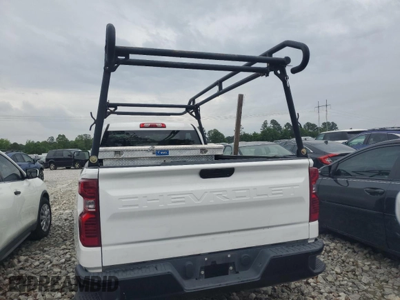 2020 Chevrolet Silverado 1500 Work Truck with VIN 3GCNWAEH8LG147966, listed as a Copart auction lot 53994745 with 106,803 mi miles and Clean Title. Bid and sale history available at carsss.com. Image 6.