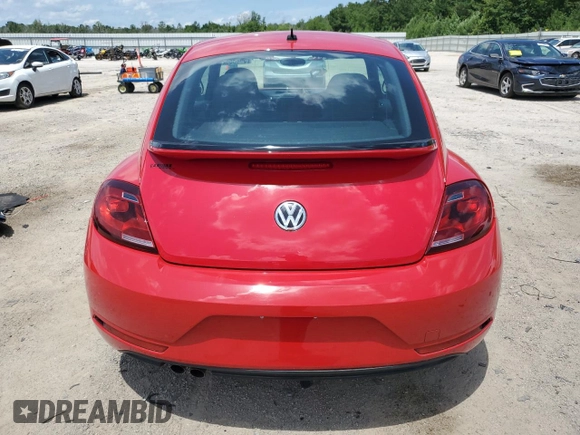 2018 Volkswagen Beetle S with VIN 3VWFD7AT7JM711691, listed as a Copart auction lot 59888825 with 69,283 mi miles and Salvage title. Bid and sale history available at DreamBid. Image 6.