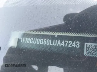 2020 Ford Escape SE с VIN 1FMCU0G60LUA47243, выставлен на аукционе IAAI как лот 42685375 с пробегом 52 618 миль миль и . История ставок и продаж доступна на DreamBid. Изображение 9.