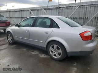 2002 Audi A4 3.0L with VIN WAULT68E72A183852, listed as a Copart auction lot 86543184 with 121,507 mi miles and Salvage Title. Bid and sale history available at carsss.com. Image 2.