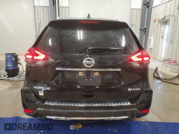 2018 Nissan Rogue SV with VIN KNMAT2MV3JP540464, listed as a Copart auction lot 46167135 with 90,639 mi miles and Salvage Title. Bid and sale history available at carsss.com. Image 6.