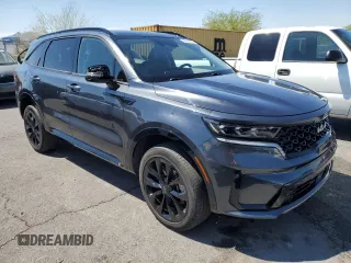 2022 Kia Sorento X-Line SX Prestige with VIN 5XYRKDLF6NG076073, listed as a Copart auction lot 56114525 with 39,504 mi miles and Salvage title. Bid and sale history available at DreamBid. Image 4.