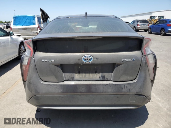 2017 Toyota Prius Two with VIN JTDKBRFU6H3579703, listed as a Copart auction lot 59566345 with 238,380 mi miles and Salvage title. Bid and sale history available at DreamBid. Image 6.