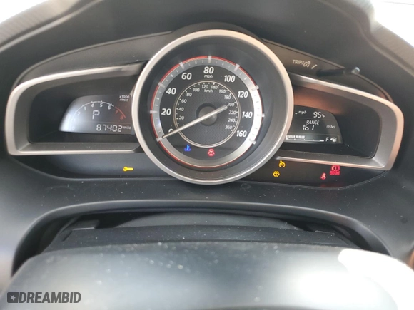 2016 Mazda Mazda3 i Grand Touring with VIN 3MZBM1N74GM248362, listed as a Copart auction lot 74023184 with 87,402 mi miles and Salvage Title. Bid and sale history available at carsss.com. Image 9.