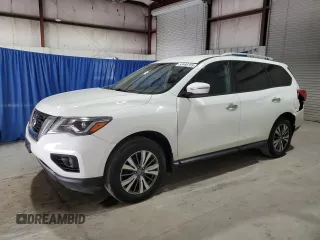 2020 Nissan Pathfinder S z VIN 5N1DR2AM2LC649334, wystawiony jako Copart lot #53488155 z przebiegiem 120 617 mil mil oraz Czysty tytuł • Clean title. Historia ofert i sprzedaży dostępna na DreamBid. Obrazek 1.