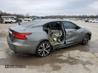 2017 Nissan Maxima SV with VIN 1N4AA6AP8HC399532, listed as a Copart auction lot 44634965 with 133,946 mi miles and Salvage Title. Bid and sale history available at carsss.com. Image 3.
