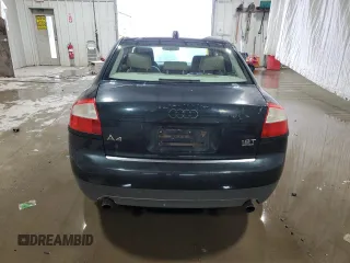 2004 Audi A4 1.8T z VIN WAULC68E54A054527, wystawiony jako Copart lot #56328665 z przebiegiem 141 708 mil mil oraz Szkoda całkowita • Salvage title. Historia ofert i sprzedaży dostępna na DreamBid. Obrazek 6.