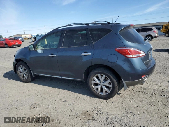 2012 Nissan Murano LE с VIN JN8AZ1MW5CW233523, выставлен на аукционе Copart как лот 59298145 с пробегом 138 256 миль миль и Списание • Salvage title. История ставок и продаж доступна на DreamBid. Изображение 2.