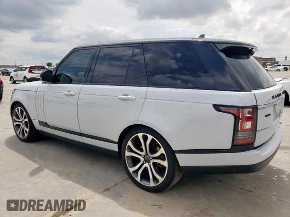 2016 Land Rover Range Rover HSE with VIN SALGS2KF4GA259951, listed as a Copart auction lot 55079395 with 126,560 mi miles and Clean title. Bid and sale history available at DreamBid. Image 2.