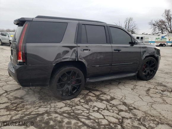 2015 Cadillac Escalade Luxury with VIN 1GYS3MKJ1FR598837, listed as a Copart auction lot 81235574 with 113,883 mi miles and Salvage Title. Bid and sale history available at carsss.com. Image 3.