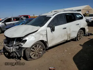 2015 Nissan Pathfinder SV z VIN 5N1AR2MN3FC698635, wystawiony jako Copart lot #53838285 z przebiegiem 91 502 mil mil oraz Nie do naprawy • Non repairable. Historia ofert i sprzedaży dostępna na DreamBid. Obrazek 1.