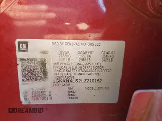 2020 GMC Acadia Denali with VIN 1GKKNXLS2LZ210152, listed as a Copart auction lot 77648564 with 71,494 mi miles and Salvage Title. Bid and sale history available at DreamBid. Image 13.