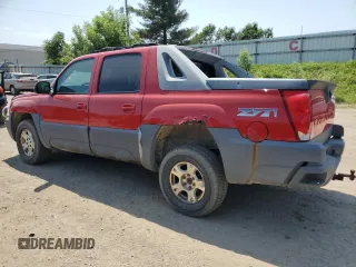 2002 Chevrolet Avalanche z VIN 3GNEK13T22G184696, wystawiony jako Copart lot #83523504 z przebiegiem 187 062 mil mil oraz Czysty tytuł • Clean title. Historia ofert i sprzedaży dostępna na DreamBid. Obrazek 2.