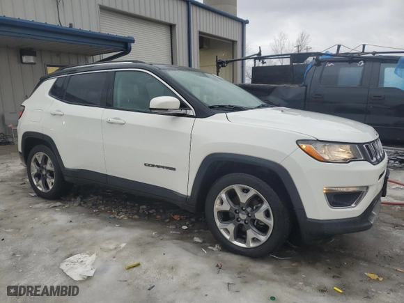 2020 Jeep Compass Limited with VIN 3C4NJCCB6LT107921, listed as a Copart auction lot 47201505 with 113,482 mi miles and Non Repairable. Bid and sale history available at carsss.com. Image 4.