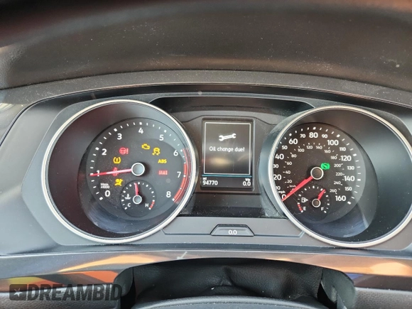 2018 Volkswagen Tiguan SEL с VIN 3VV3B7AX7JM026400, выставлен на аукционе Copart как лот 60910345 с пробегом 94 770 миль миль и Списание • Salvage title. История ставок и продаж доступна на DreamBid. Изображение 9.
