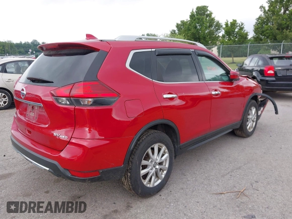 2017 Nissan Rogue SL with VIN 5N1AT2MV0HC796574, listed as a IAAI auction lot 42556921 with 180,752 mi miles and . Bid and sale history available at DreamBid. Image 4.