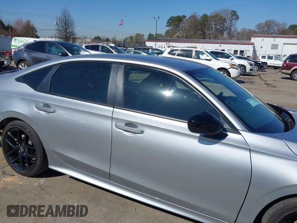 2025 Honda Civic Sedan Sport with VIN 2HGFE2F50SH532844, listed as a IAAI auction lot 41732669 with 3,792 mi miles. Bid and sale history available at carsss.com. Image 14.