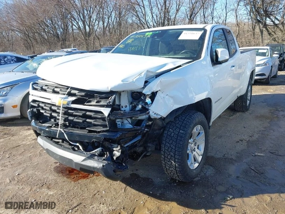 2021 Chevrolet Colorado 2WD LT with VIN 1GCHSCEA0M1159343, listed as a IAAI auction lot 41350637 with 35,529 mi miles. Bid and sale history available at carsss.com. Image 6.