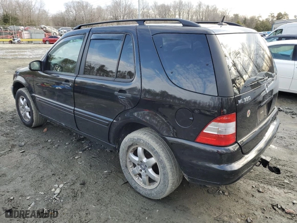 2003 Mercedes-Benz M-Class 3.7L with VIN 4JGAB57E83A432777, listed as a Copart auction lot 45981795 with 155,900 mi miles and Salvage Title. Bid and sale history available at carsss.com. Image 2.