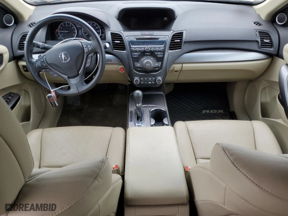 2015 Acura RDX Tech Pkg with VIN 5J8TB4H54FL000977, listed as a Copart auction lot 52505665 with 90,179 mi miles and Clean Title. Bid and sale history available at carsss.com. Image 8.