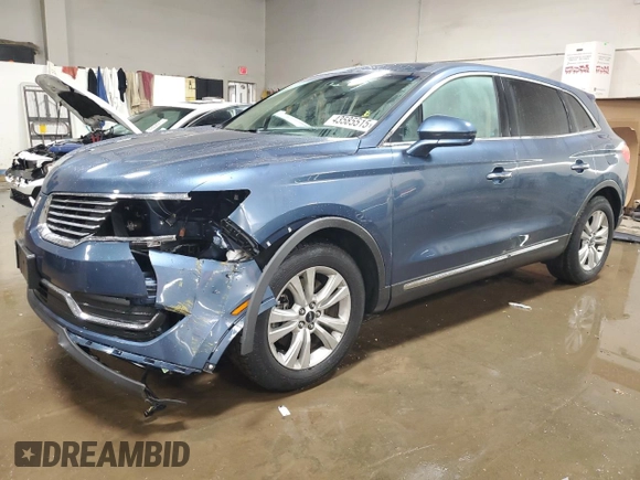 2018 Lincoln MKX Premiere with VIN 2LMPJ6JR8JBL36958, listed as a Copart auction lot 43585515 with 71,473 mi miles and Salvage Title. Bid and sale history available at carsss.com. Image 1.