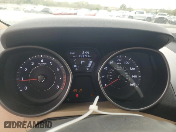 2013 Hyundai Elantra Limited with VIN 5NPDH4AE3DH355331, listed as a Copart auction lot 51640075 with 168,893 mi miles and Salvage Title. Bid and sale history available at DreamBid. Image 9.
